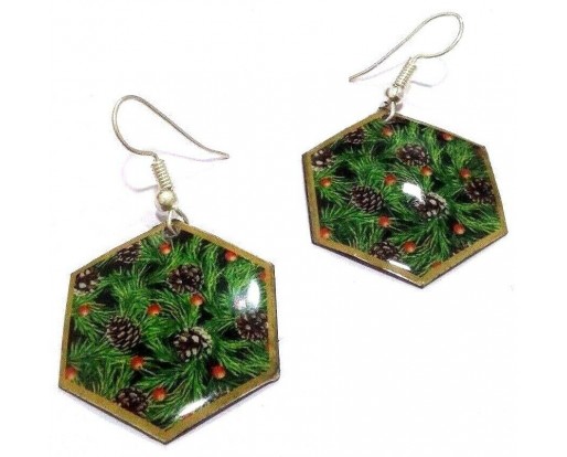 FLORAL - Contemporary Women Earrings Jewelry Hook Drop Dangle Fashion Gift N25